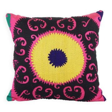 Vintage embroidered cushion cover 41x51 cm