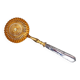 Silver and gilt silver sugar sifting spoon