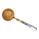 Silver and gilt silver sugar sifting spoon