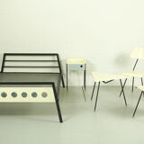 Rob Parry and Emile Truijen Bed, Chair and Nightstand for Dico series "Kamer 56", 1950s