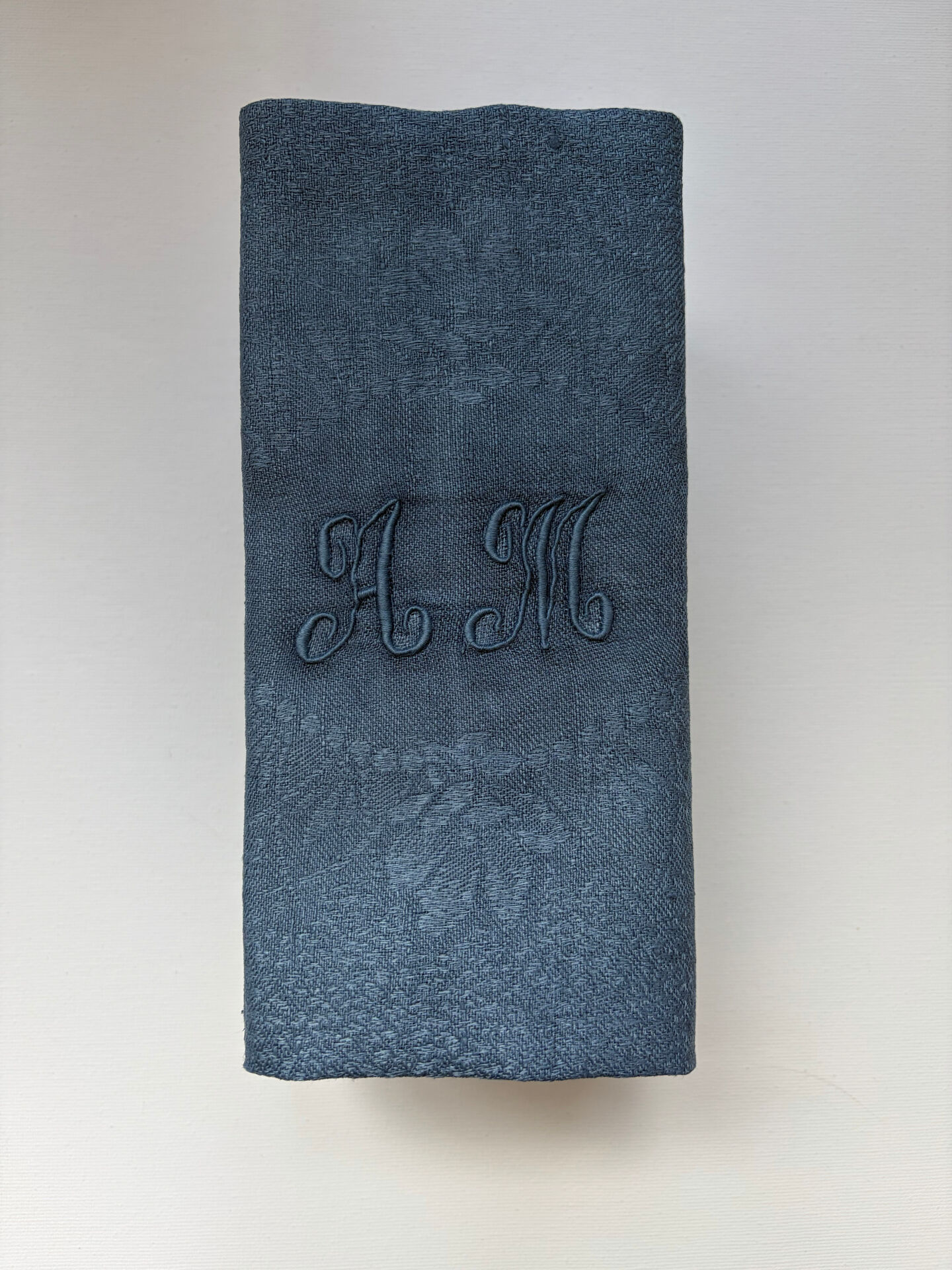 Antique monogrammed table napkins