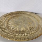 Moroccan copper/brass engraved serving tray