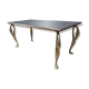 Vintage brass swan coffee table, 1970s