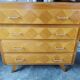 Vintage chest of drawers, compass legs, light wood