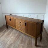 Large vintage brutalist sideboard