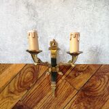Empire wall lamp in bronze h20 cm