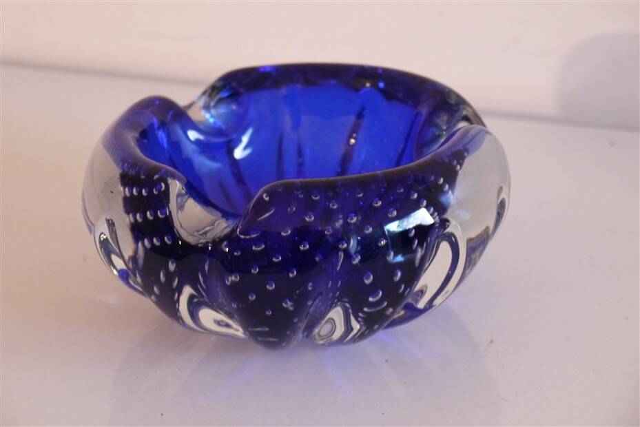Vide poche en verre immergé 1970