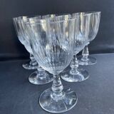 6 baccarat water glasses – art nouveau