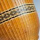 VINTAGE Woven Bamboo and Fine Porcelain VASE