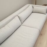 Canapé gris, design scandinave, années 00