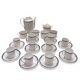 Tableware, complete 94-piece Limoges porcelain dinner service, 20th century
