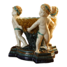 Majolica cherub cut