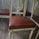 Suite de 4 chaises « lyre »