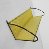 Pilastro wall rack with perforated steel plate
