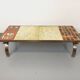 Vintage ceramic coffee table by Jean Gregorieff for Roche Bobois