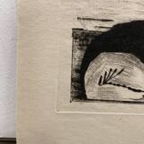 Intaglio print "The Cat"
