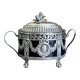 Silverware, sugar bowl in silver Louis XVI style, hallmarks late 18th century.