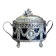 Silverware, sugar bowl in silver Louis XVI style, hallmarks late 18th century.