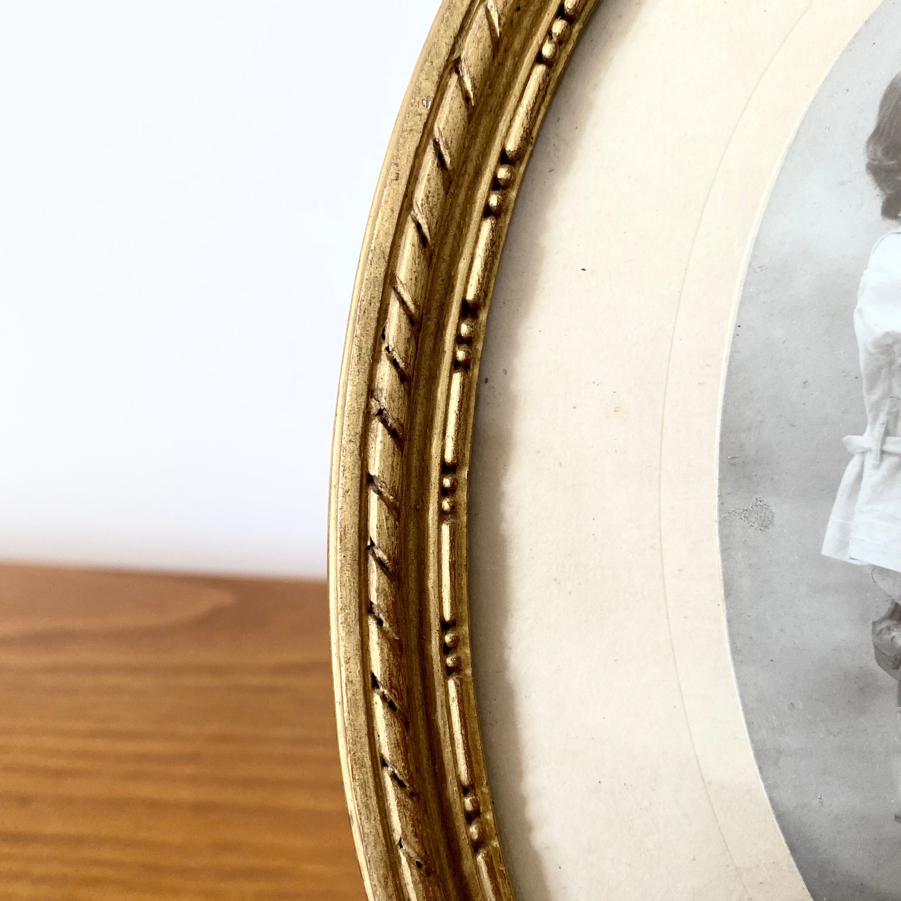Old golden frame