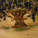 Cazaux Biarritz ceramic yellow and blue bowl