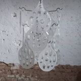 Chandelier glass Vistosi 70s