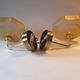 Pair of vintage 1940s Art Deco wall lights from France - newly electrified