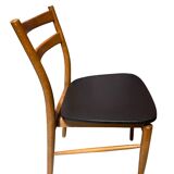 Set of six wooden chairs