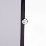 Restored black art deco dressing mirror 1930s, made by vichr a spol