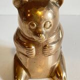 Small bear in solid brass vintage