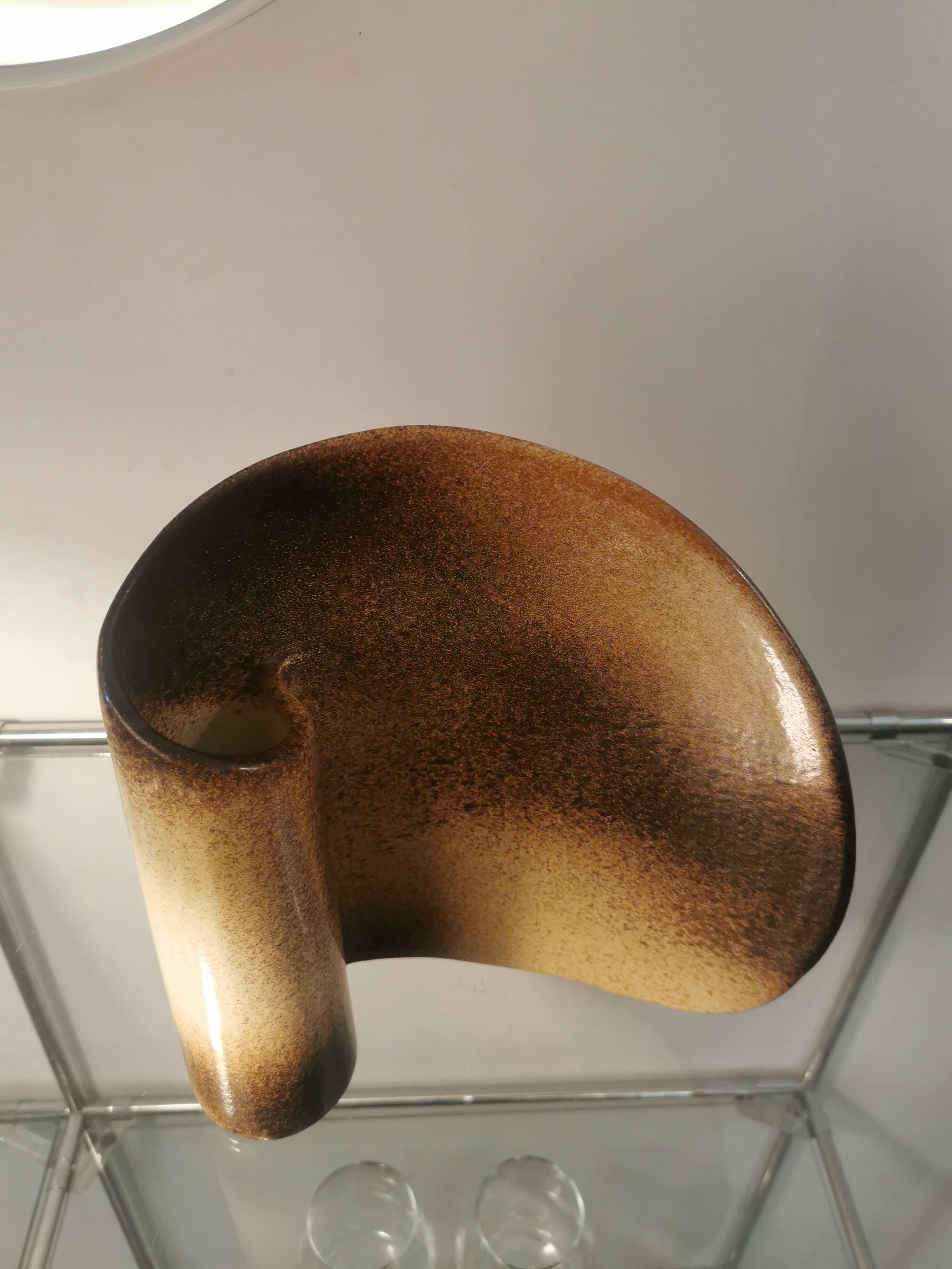 Vintage vase by Fred and Andrée Stocker, France, 1970s