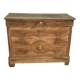 Louis Philipe chest of drawers in solid walnut, airbrushed