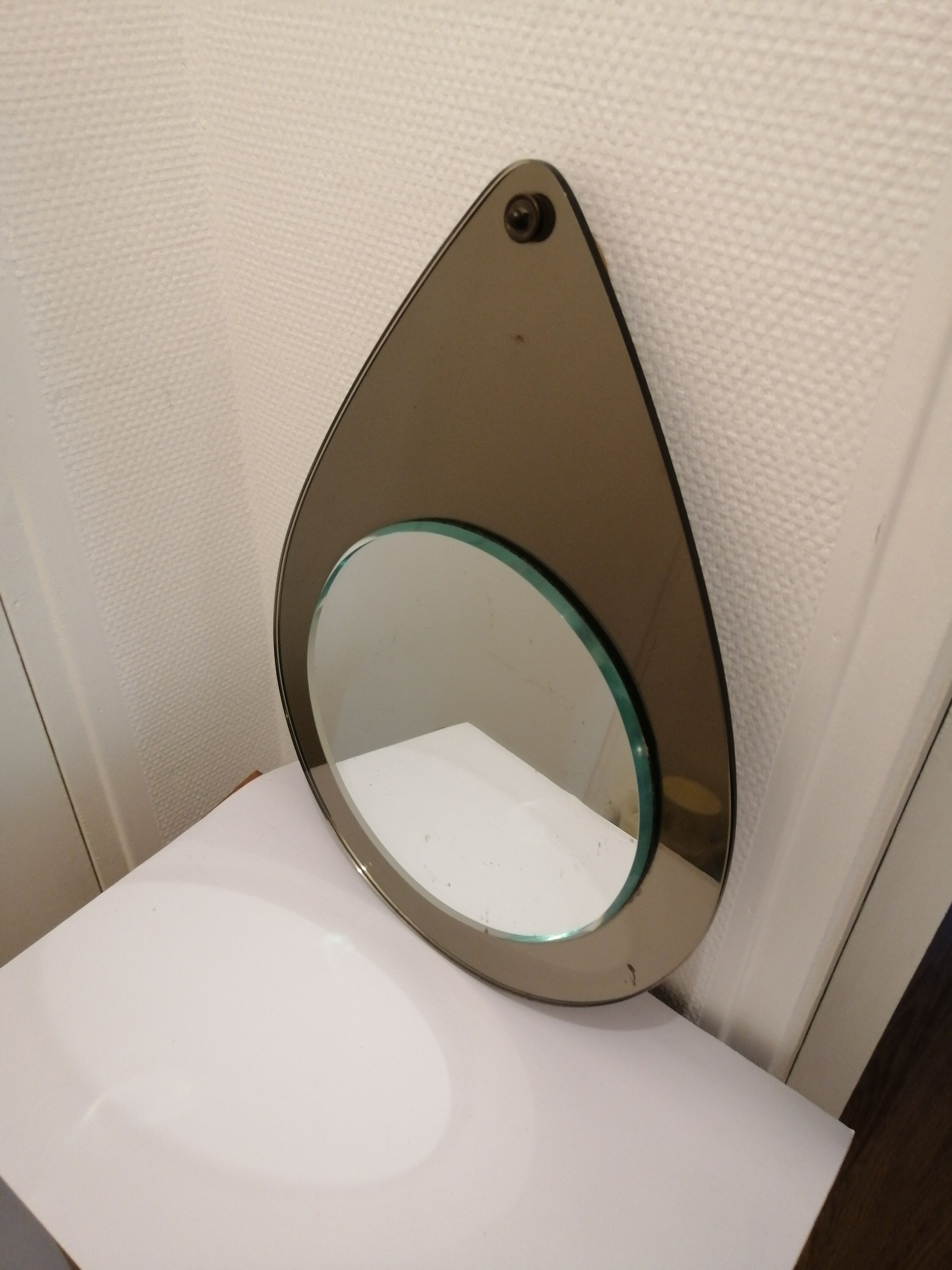 Vintage water drop mirror  30x43cm