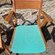 Set of 3 bridge chairs with tapered legs from the 1950s/60s.