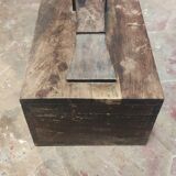 Boite a cirage ancienne en bois