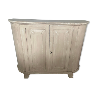 Solid wood sideboard made artisan