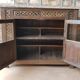 Ancient tribal buffet in Burmese teak