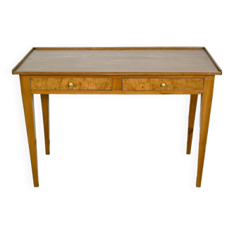 Desk Table in Ash, Mahogany and Cherry, Directoire style – Mid-19th century