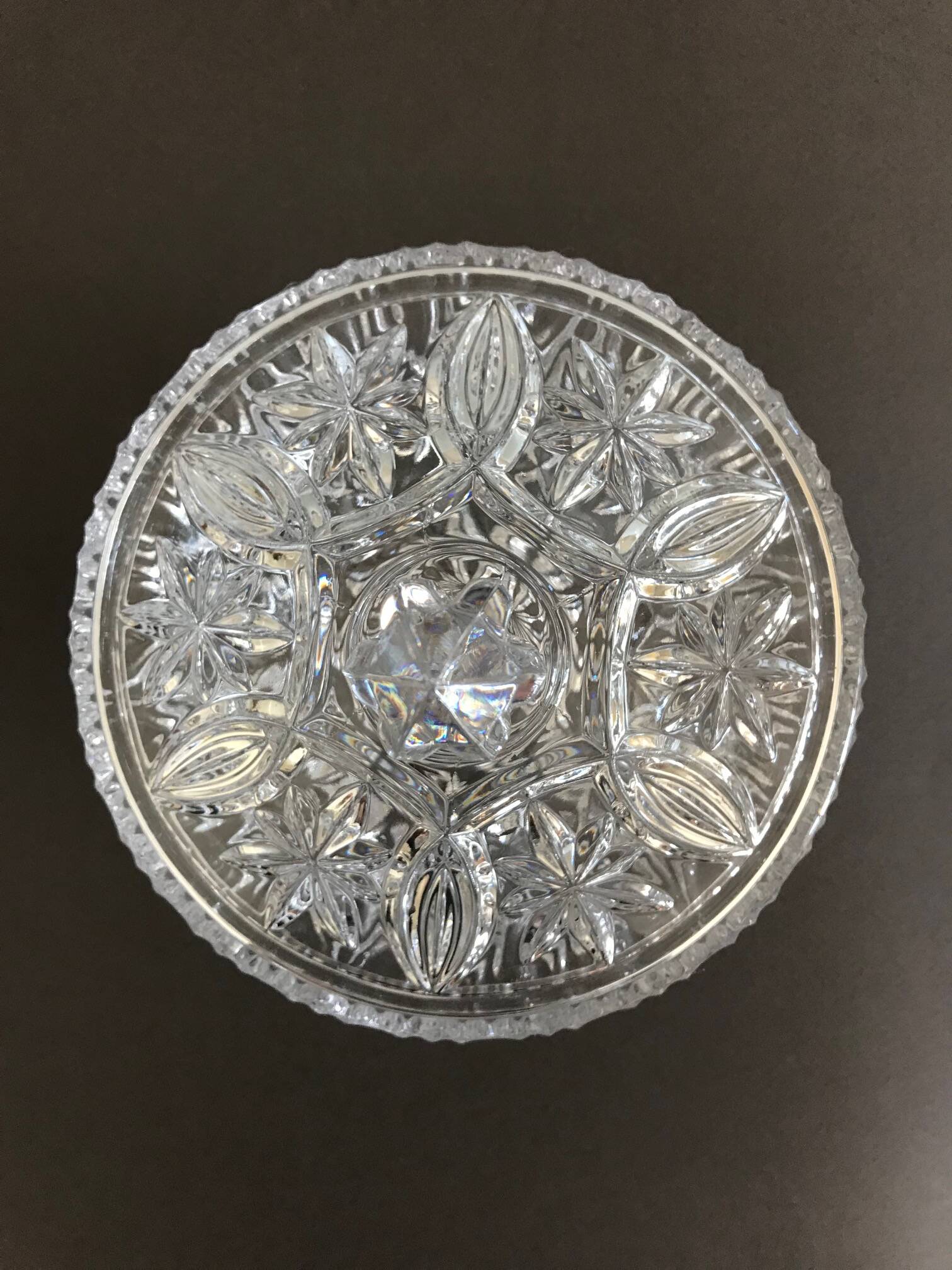 Crystal candy dish
