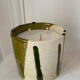 Candle in Tamegroute bi color, green tea