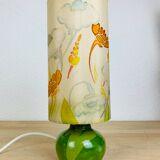 Green ceramic ball lamp