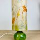 Lampe boule céramique verte