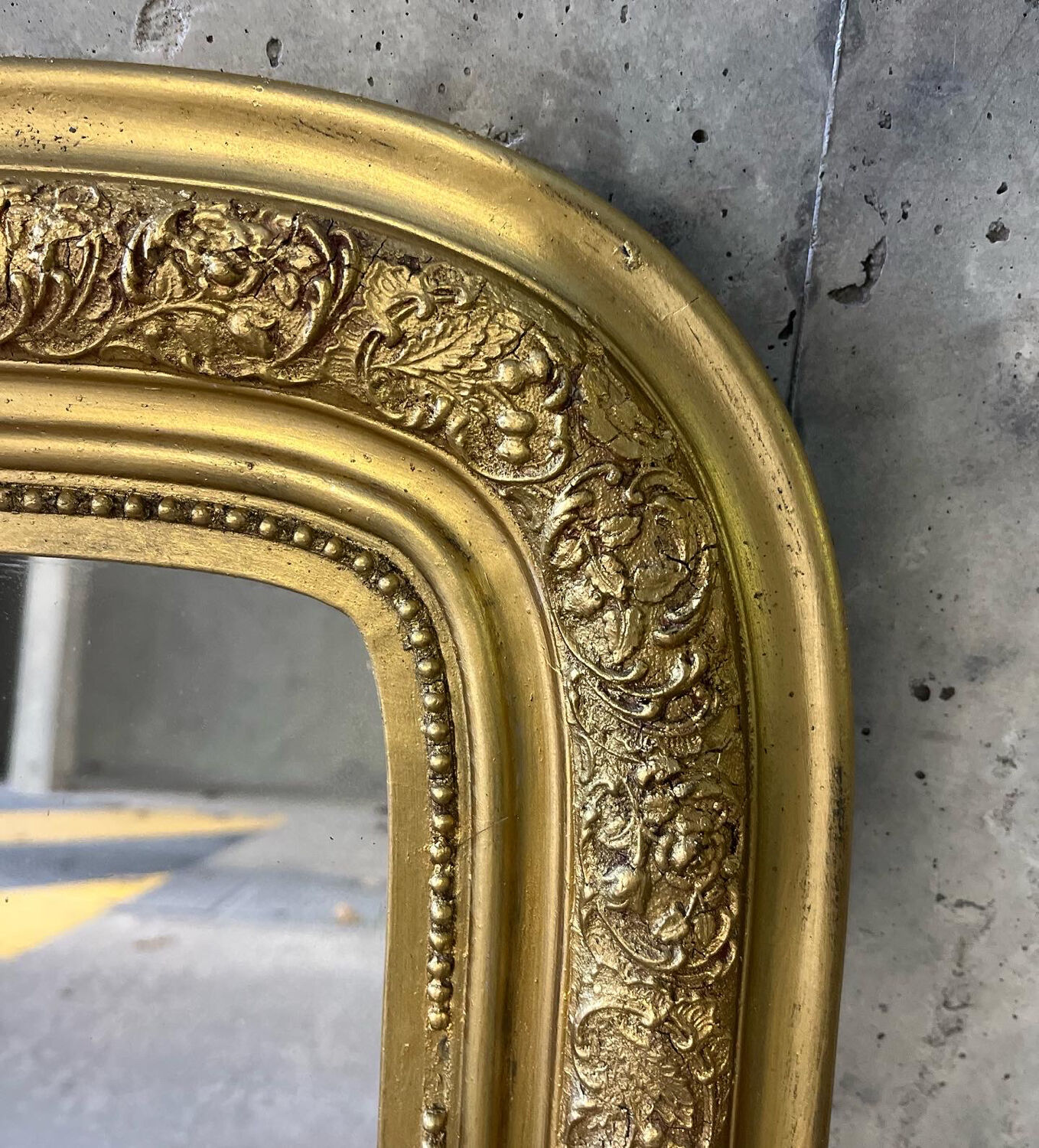 Antique mirror Louis Philippe 90x66 cm