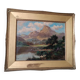 Antique oil painting on canvas, Scottish landscape, JACK DUCKER