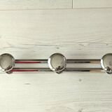 Portemanteau mural en métal chromé