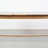 Antique French Farmhouse Dining Table in Oak with 2 Drawers