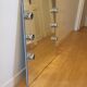 Large vintage bright mirror 80x80cm