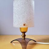 Plexiglas and perspex tripod lamp, 1950.