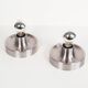 Pair of petite Disc sconces selected by Charlotte Perriand for Les Arcs