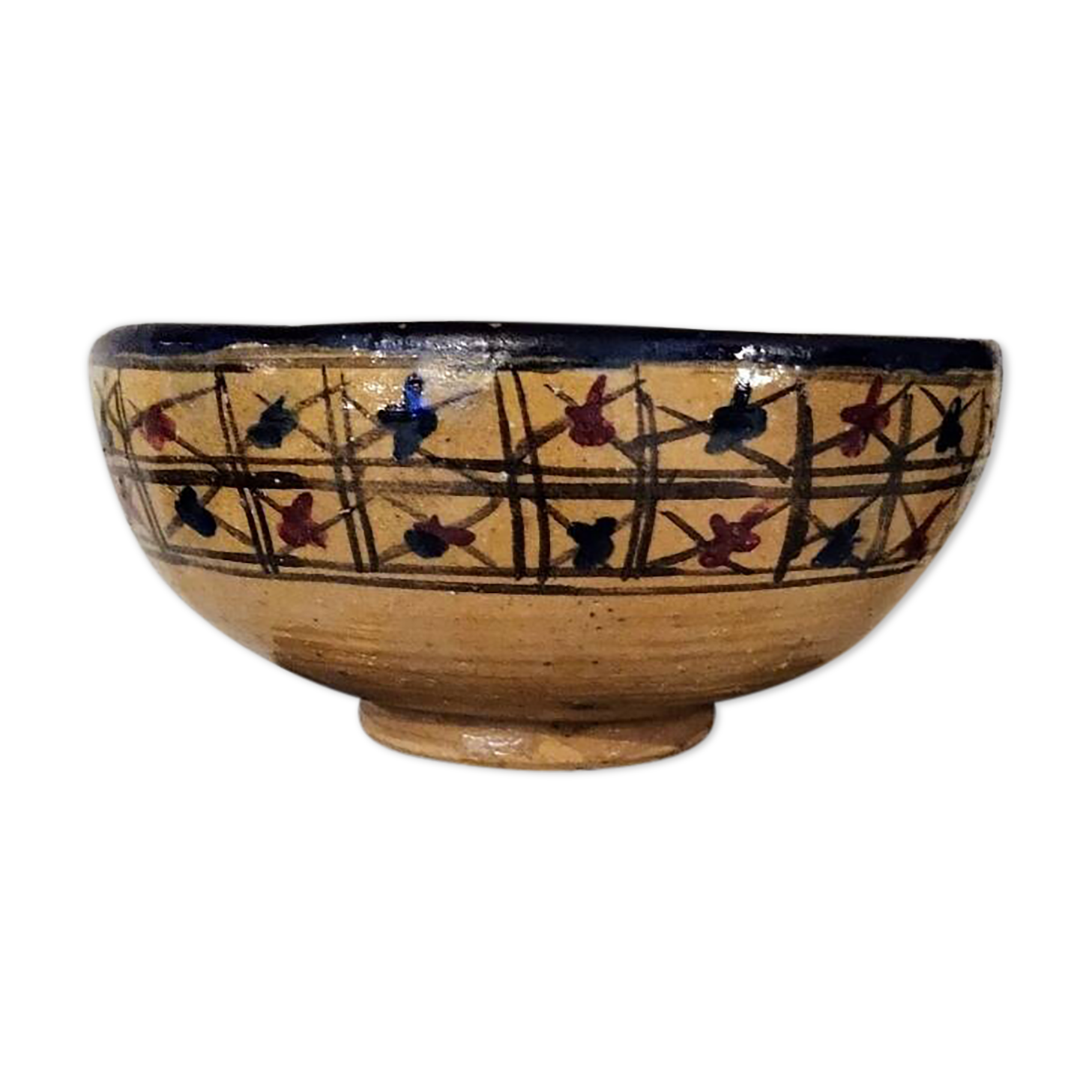 Old Qajar cup Persian ceramic 19th century