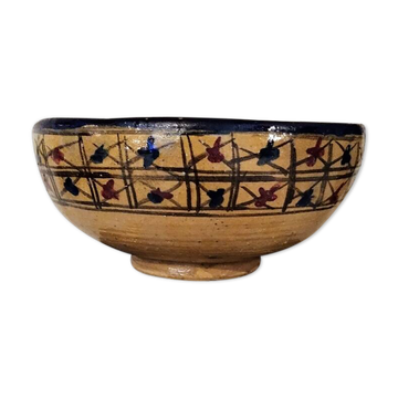 Ancienne coupe Qajar céramique perse XIXe